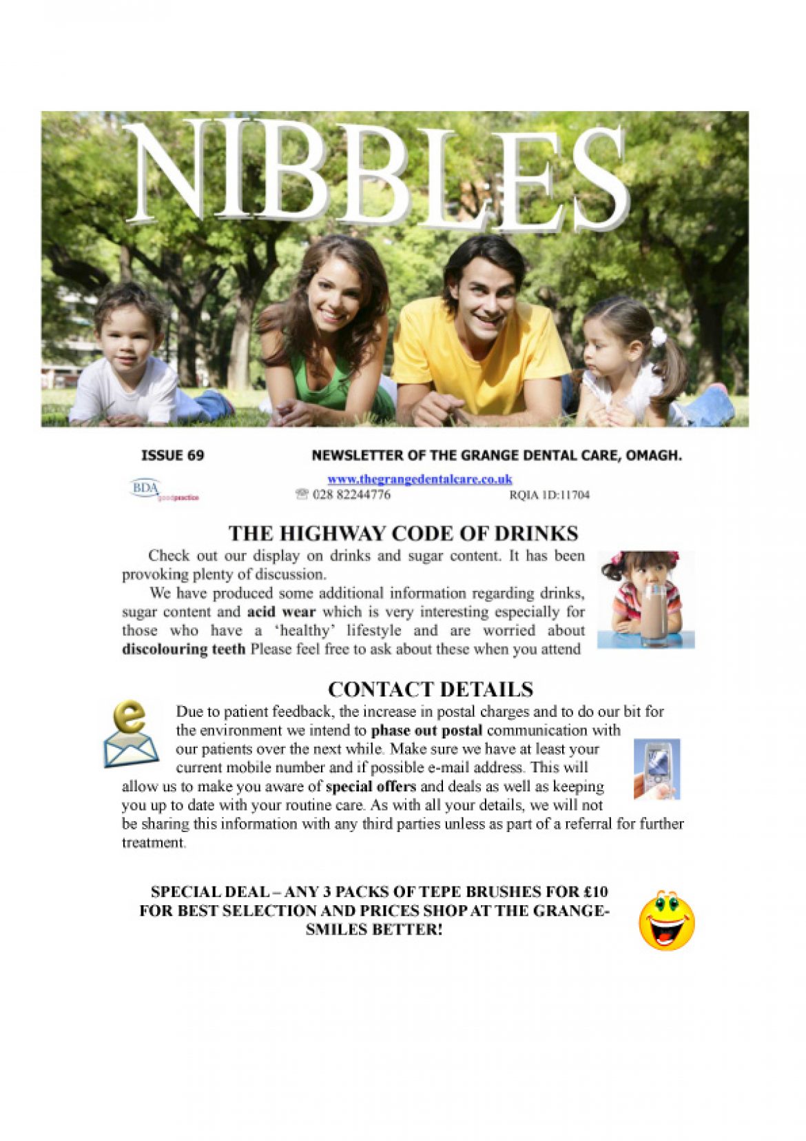 Nibbles Newsletter Issue 69